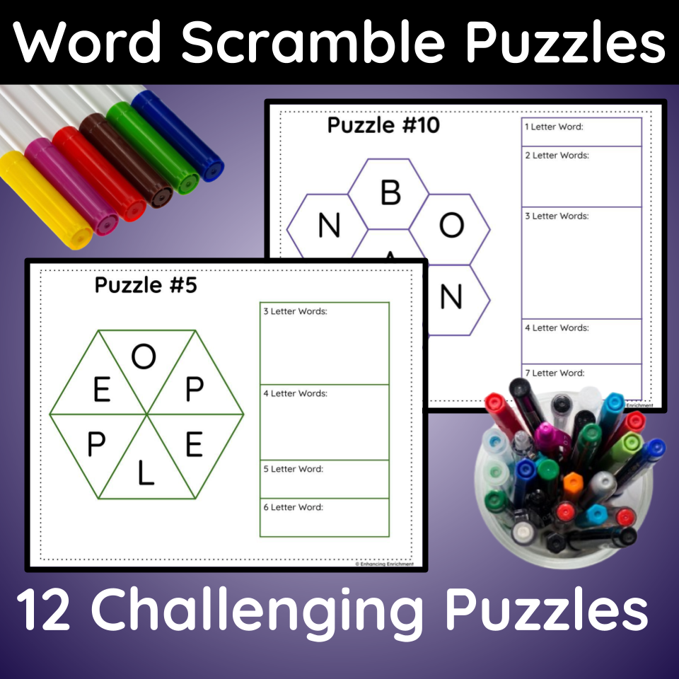 Word Scramble Puzzles