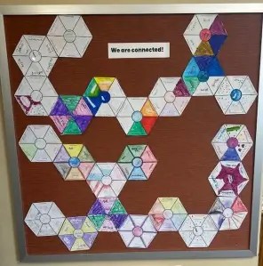 Hexagonal Thinking Bulletin Board
