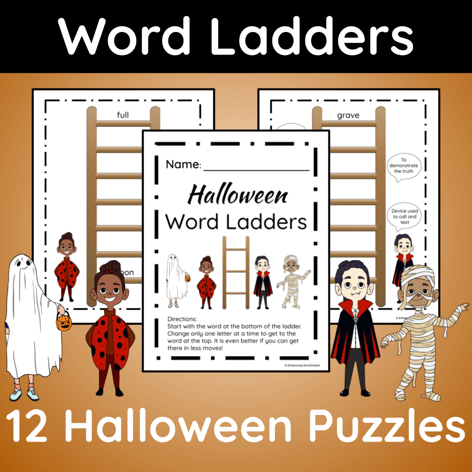 Halloween Word Ladders