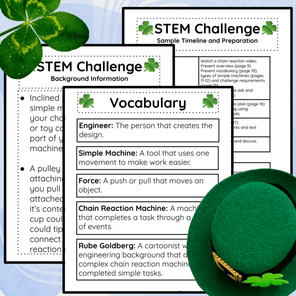 Trap a Leprechaun STEM Challenge