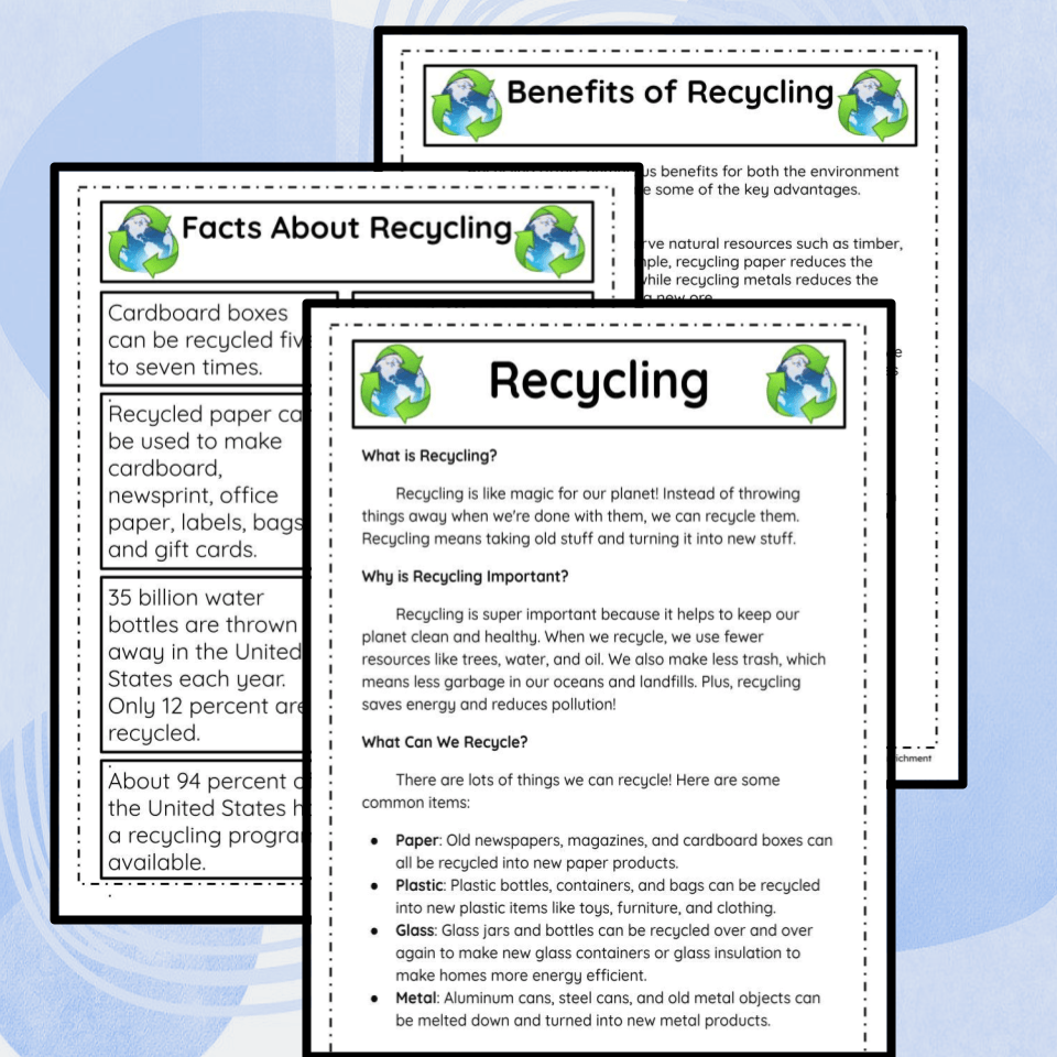 Recycling Socratic Seminar