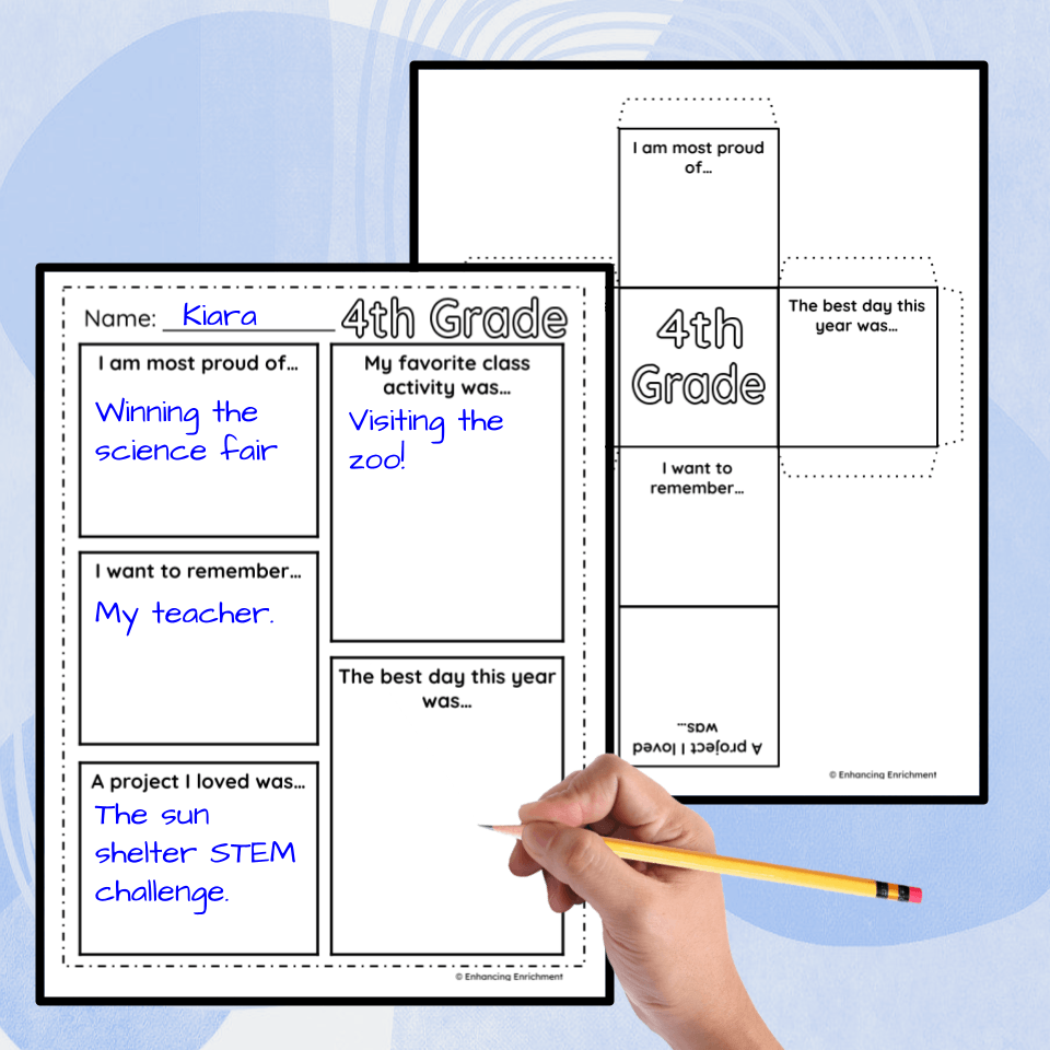 End of the Year 3D Cube