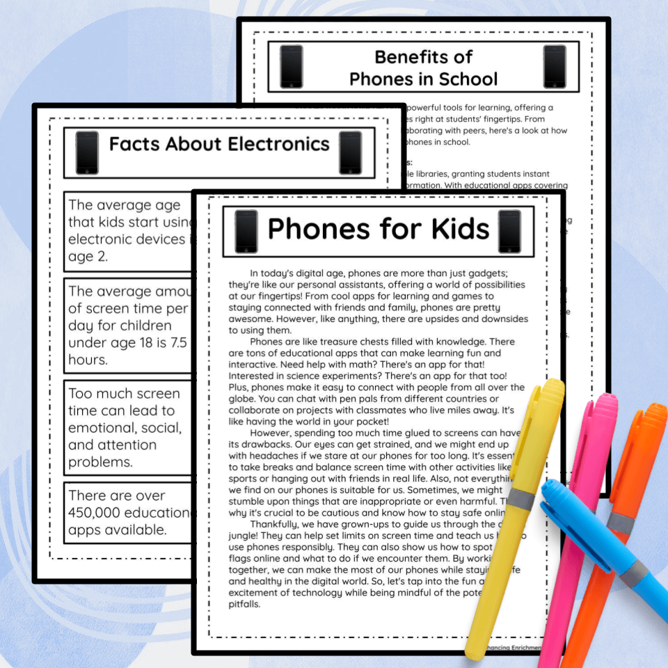 Phones in School Socratic Seminar