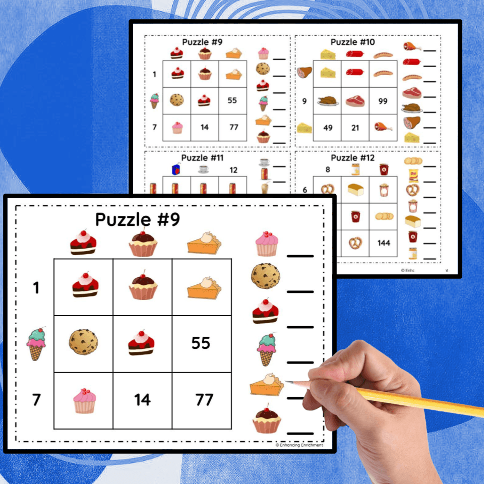 Multiplication Grid Puzzles