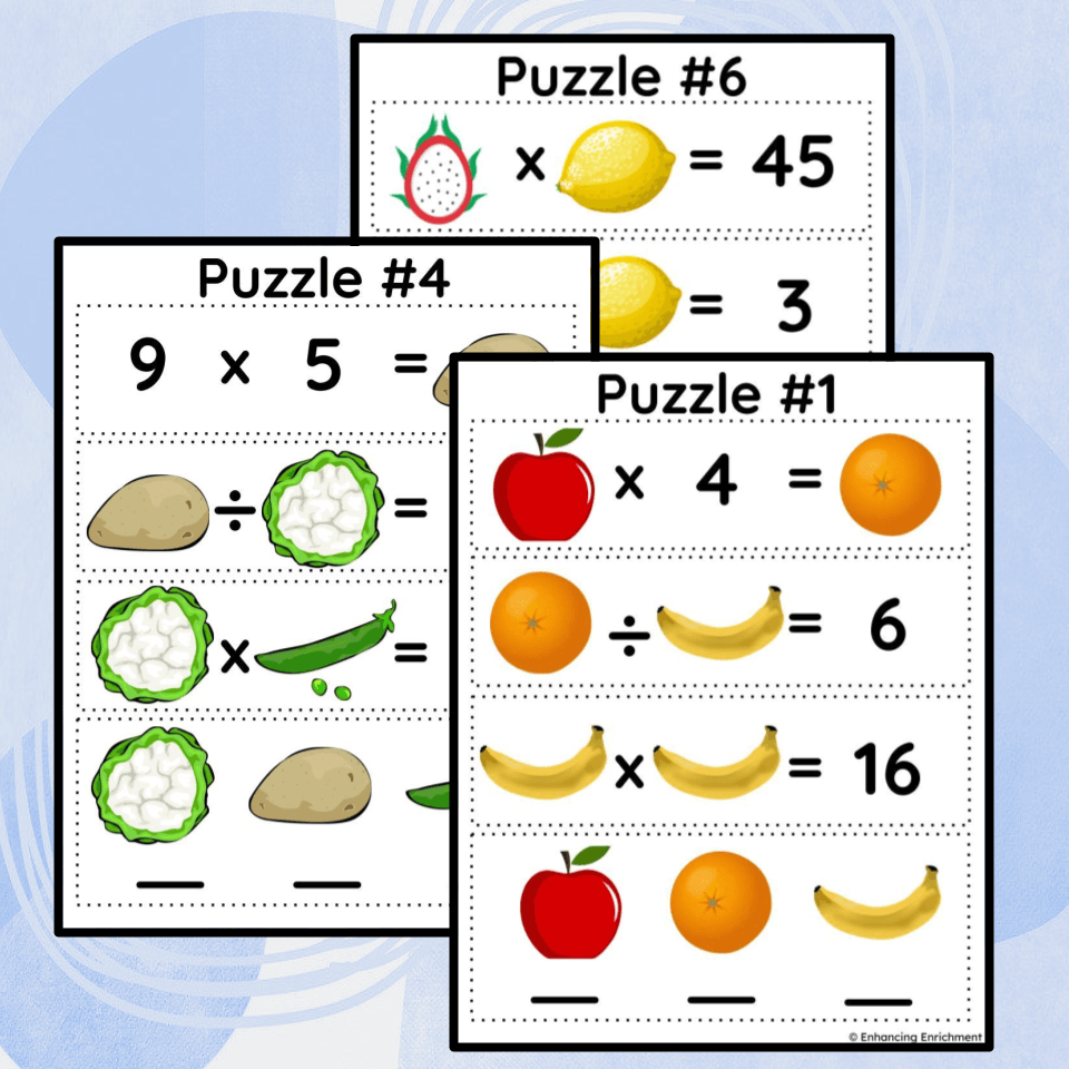 Math Logic Puzzles